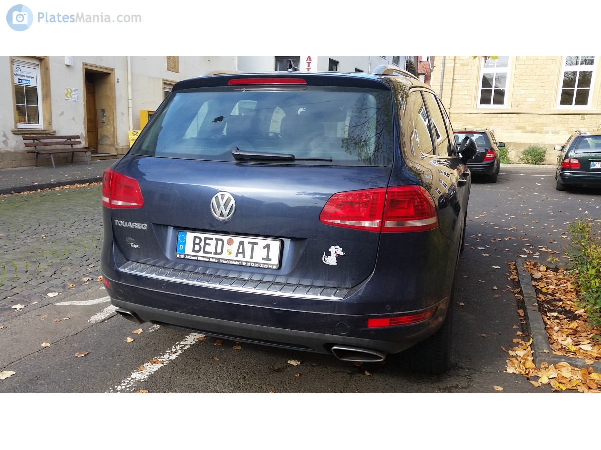 BED AT 1, Volkswagen Touareg 2nd gen (7P), 2010–2018