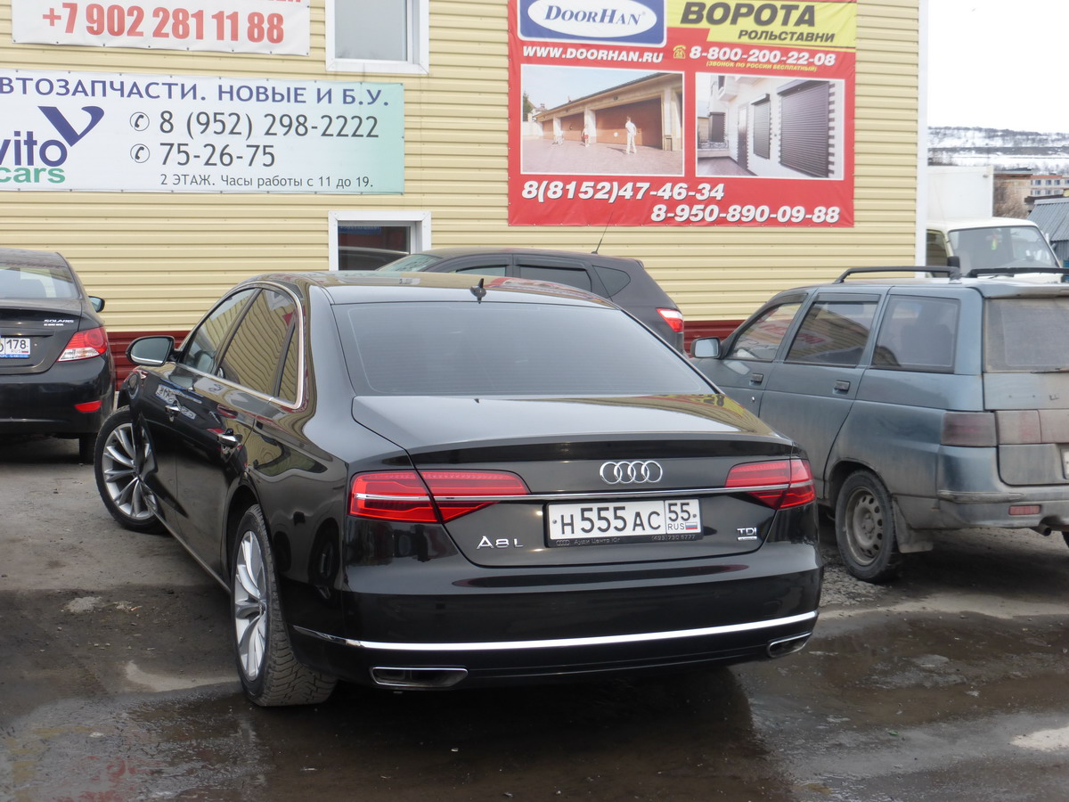 н 555 ас 55, Audi A8 3rd gen (D4/4H), facelift, 2013–2018