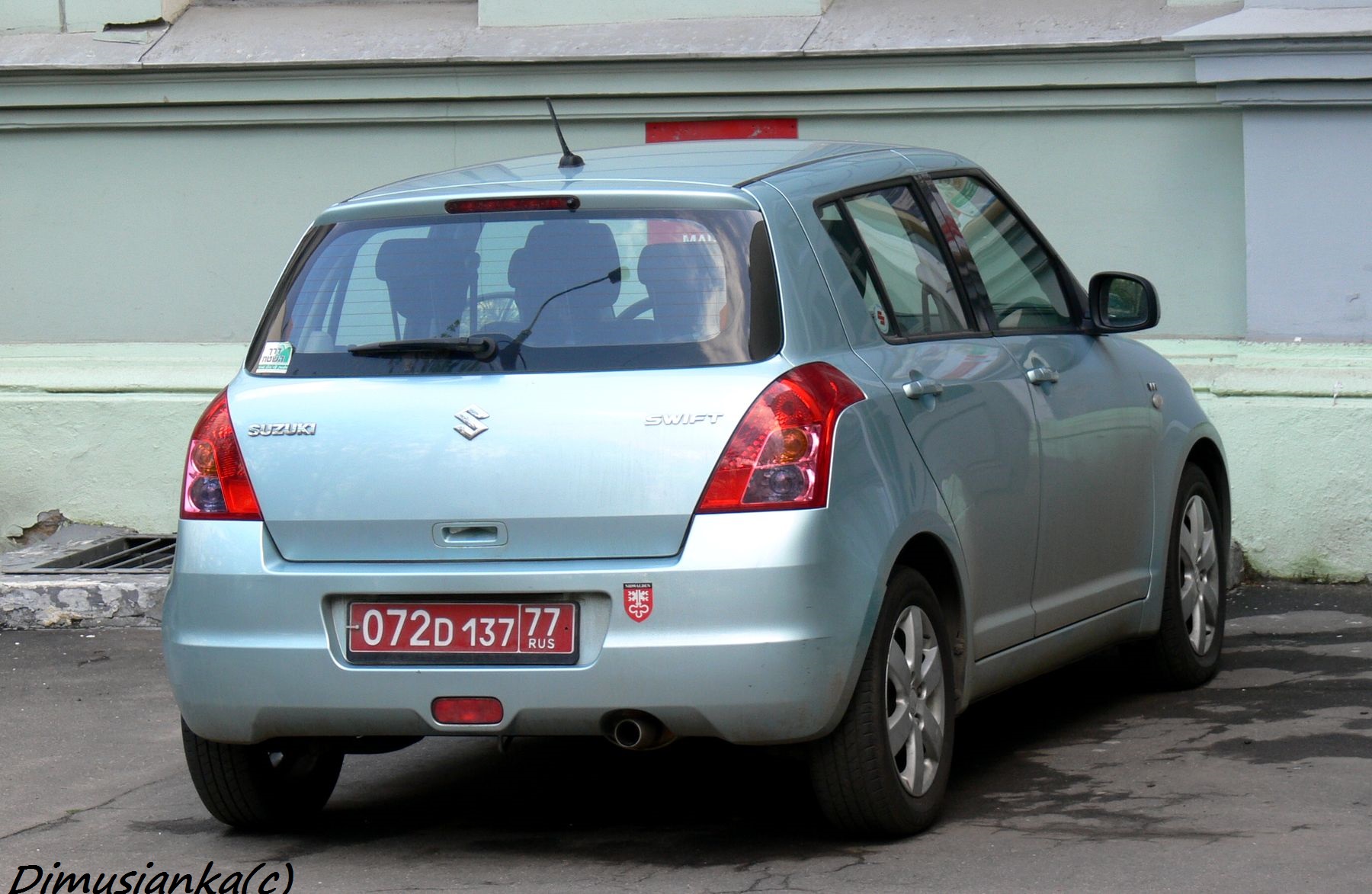 072 D 137 77, Suzuki Swift 5th gen 5-door Hatch (RS/ZC71), 2004–2010 (–2018 for CN- and –2021 for PK-market)