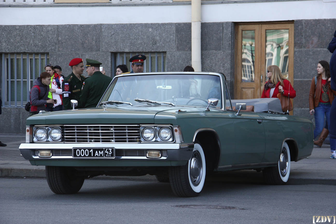0001 ам 43, ZIL 117 117В Convertible, 1973–1979