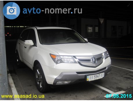 II 5547 II, Acura MDX
