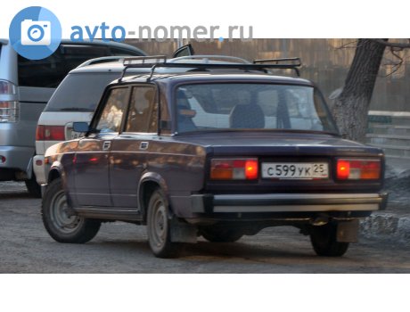 с599ук25, Lada (VAZ) 2107