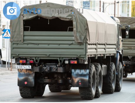 в087кс16, KamAZ 6350