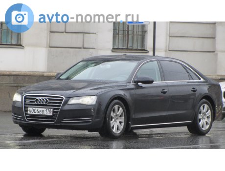 н006вв178, Audi A8
