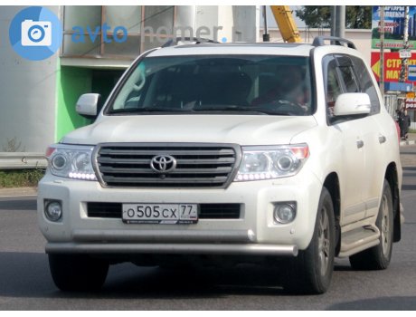 о505сх77, Toyota Land Cruiser