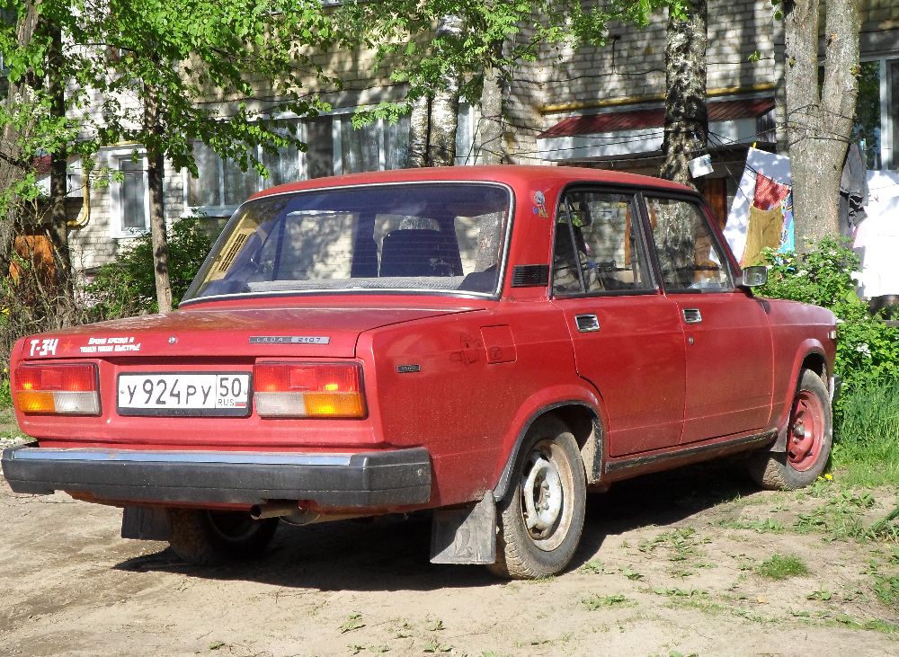 у 924 ру 50, Lada (VAZ) 2107 Жигули (Nova / Riva / Signet / 1500), 1982–2014
