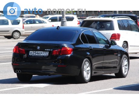 е254кр777, BMW 5 Series