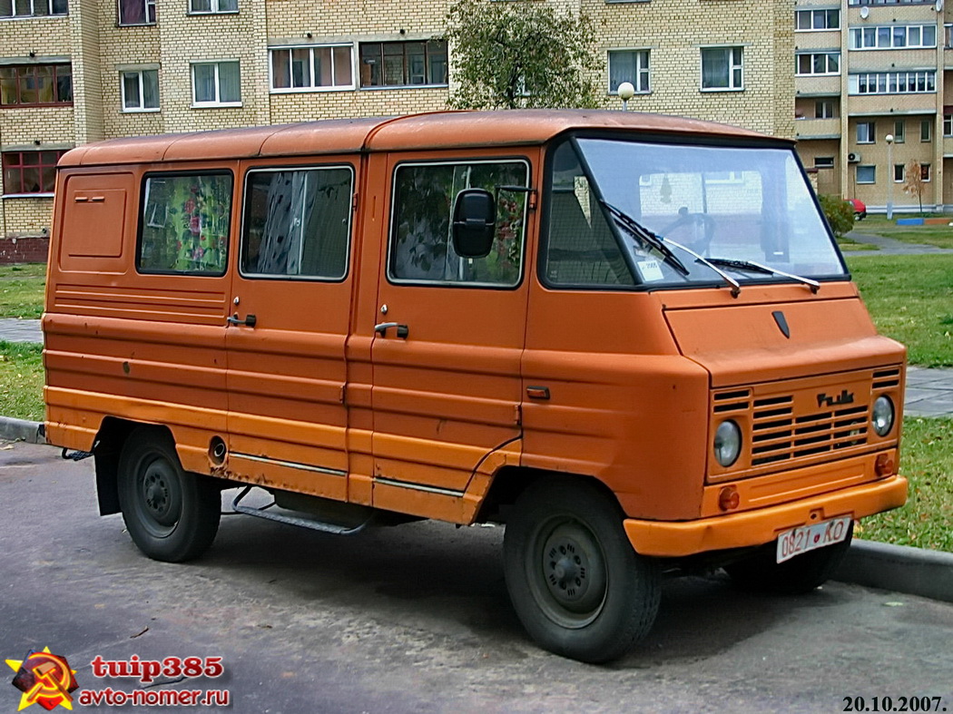 0821 KO, FSC Lublin Żuk Van (A05/A06/A07) facelift, 1973–1998
