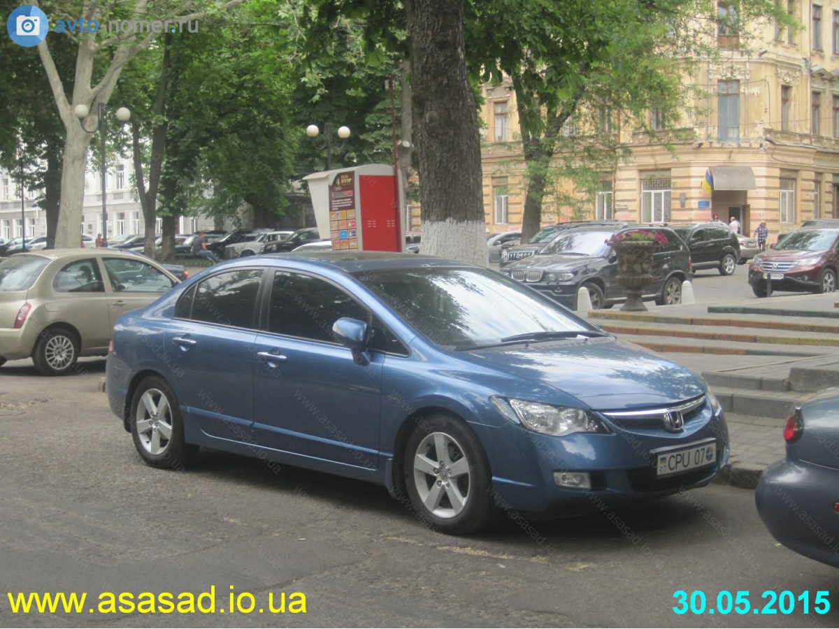 07 CPU 07, Honda Civic 8th gen Sedan (FD; Global-market), 2005–2012