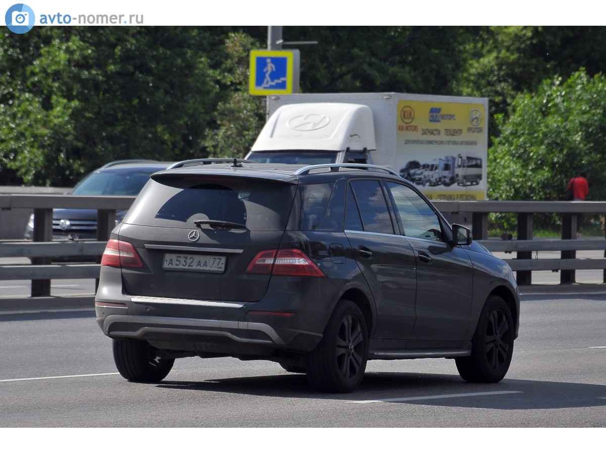 а 532 аа 77, Mercedes-Benz M-Klasse 3rd gen (W166), 2011–2015