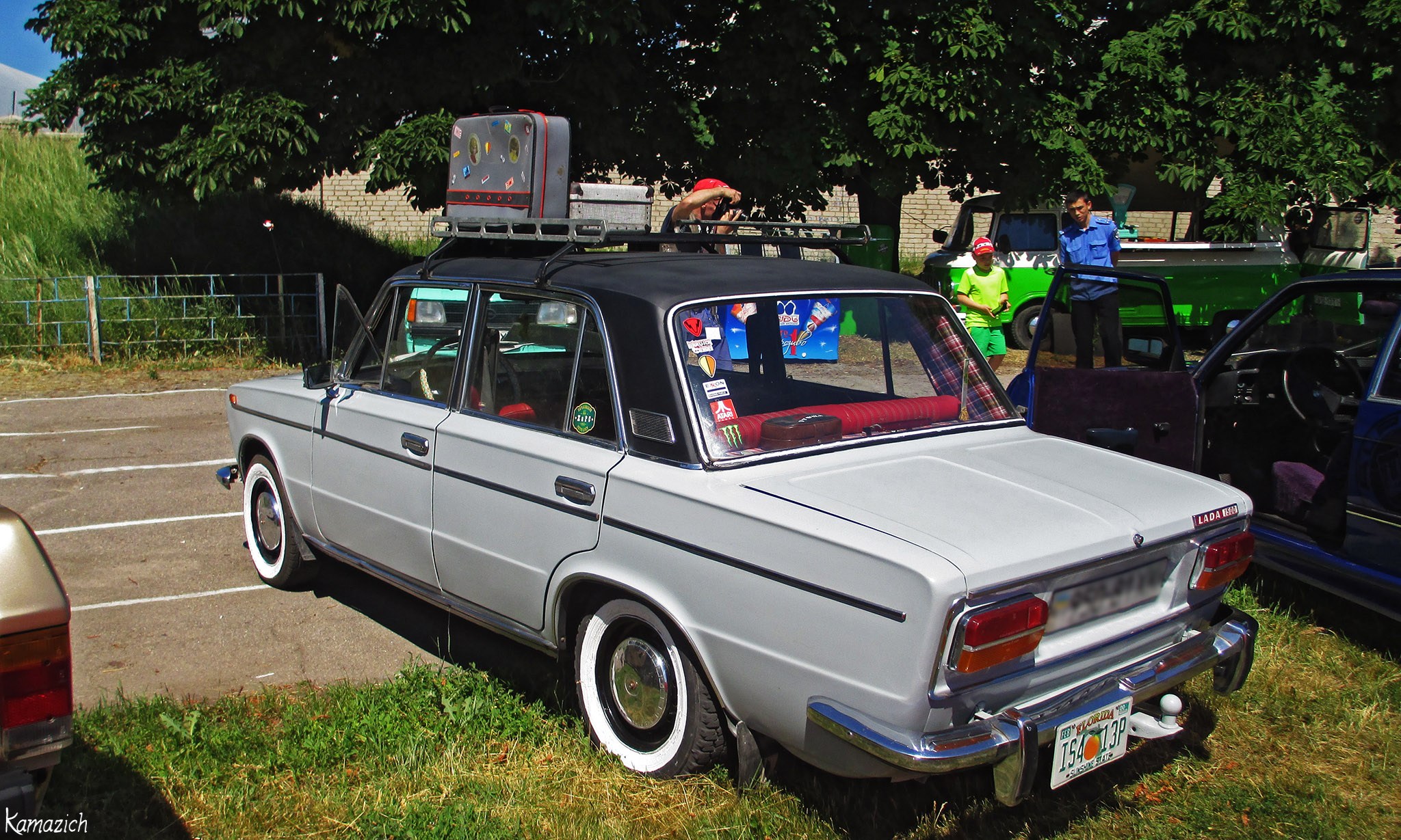 IS4 13P, License plate without vehicle 