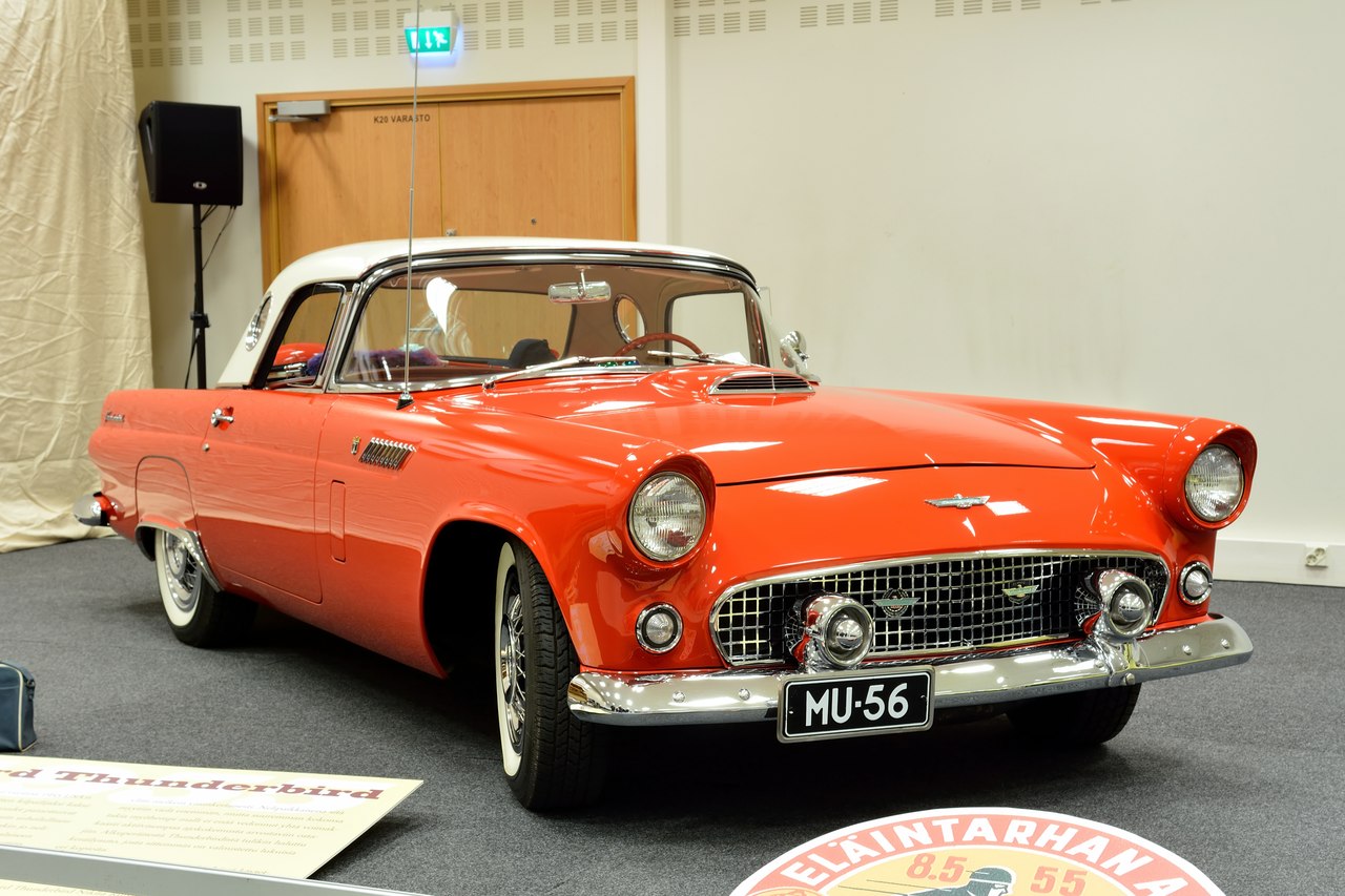 MU-56, Ford Thunderbird 1st gen 1956 Convertible, 1st facelift, 1955–1956