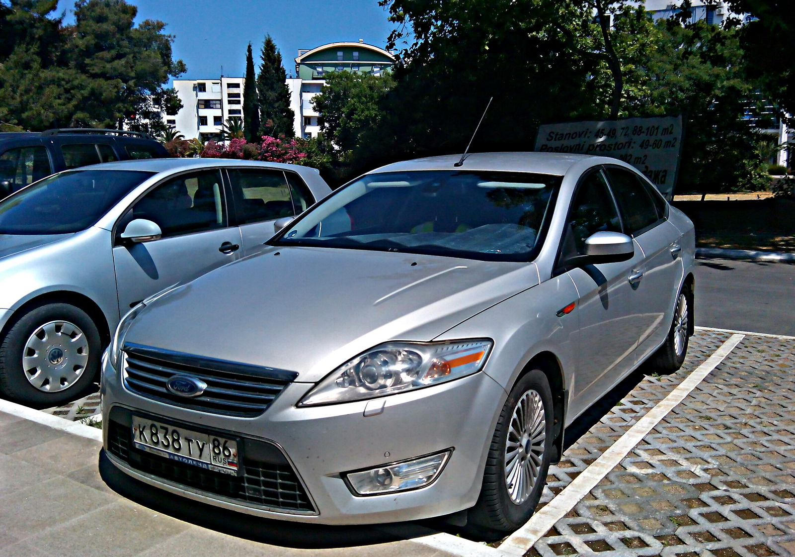 к 838 ту 86, Ford Mondeo 3rd gen Sedan/Liftback (Mk4; CD345), 2007–2010 (–2011 for CN-market)