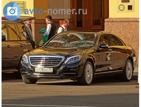 о778оо78, Mercedes-Benz S-Klasse