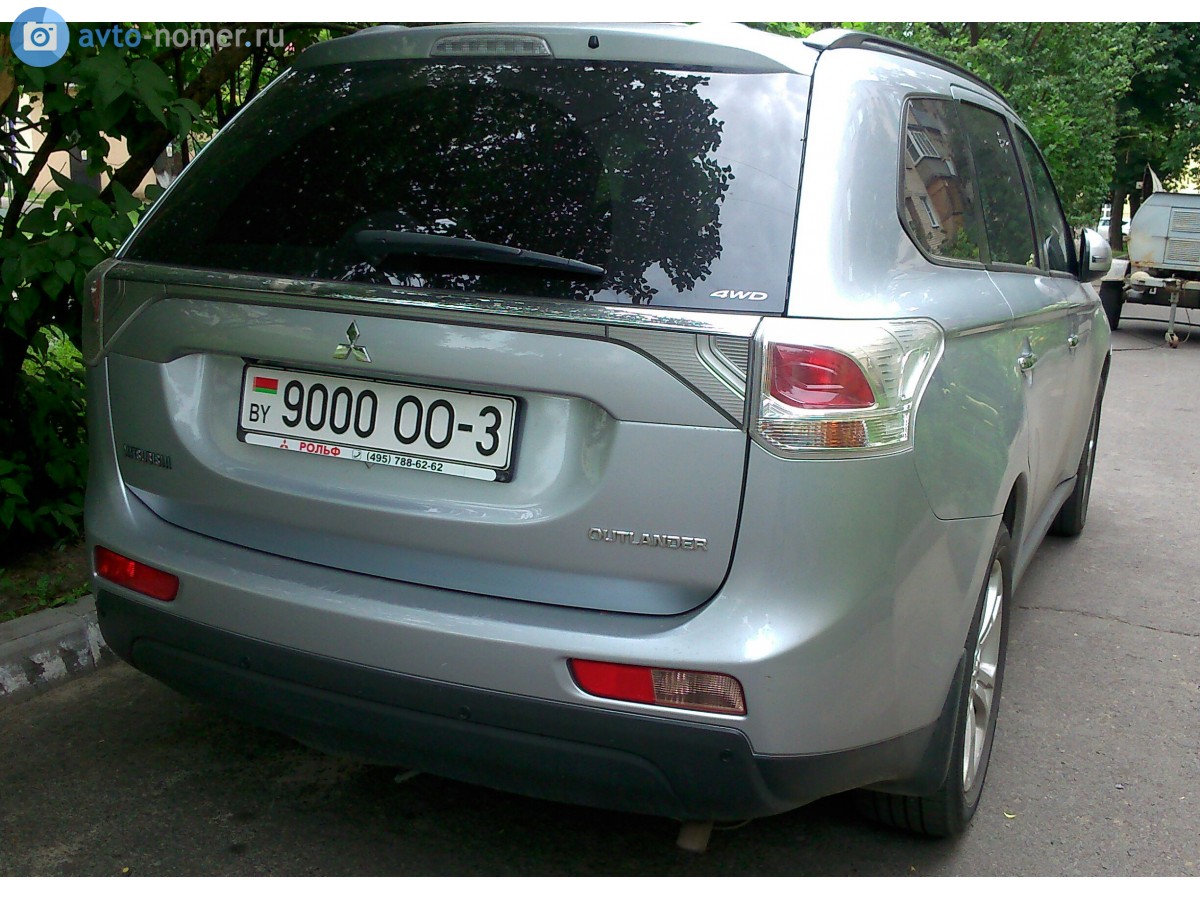 9000 OO-3, Mitsubishi Outlander 3rd gen (GF/GG/ZJ/ZK/ZL), 2012–2016
