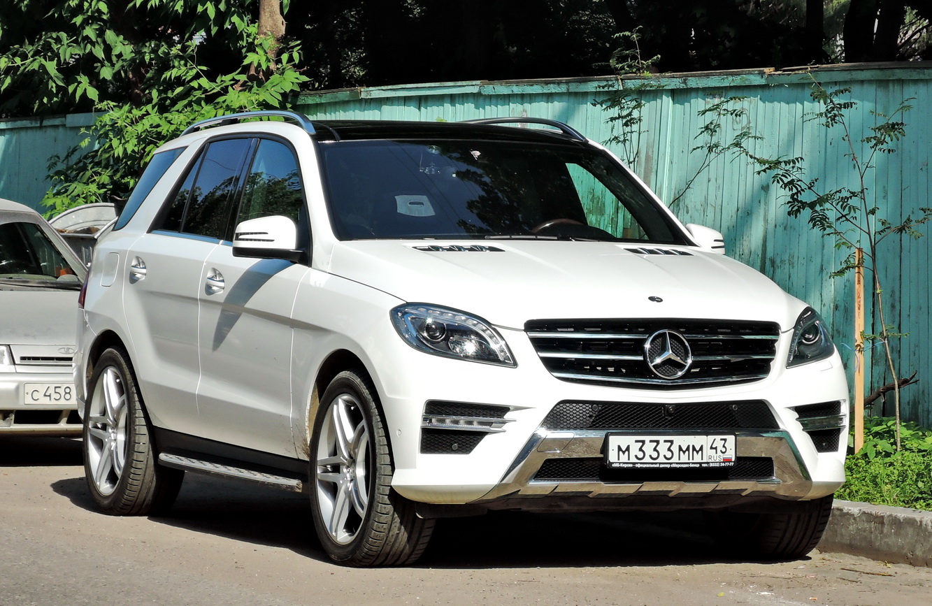 м 333 мм 43, Mercedes-Benz M-Klasse 3rd gen (W166), 2011–2015