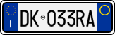 License plate of Italy, Cars (1994 year series)