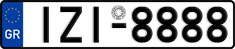 License plate of Greece, Cars