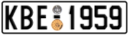 License plate of Greece, Cars