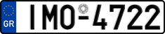 License plate of Greece, Cars