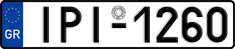 License plate of Greece, Cars
