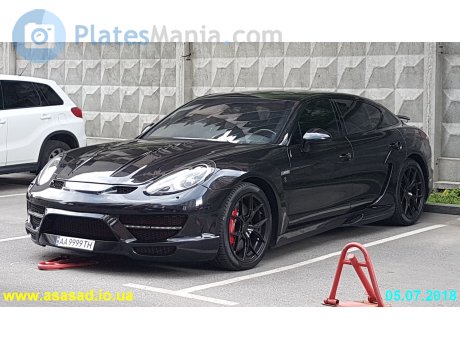 AA 9999 TH, Porsche Panamera